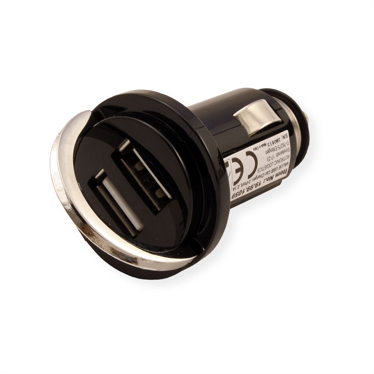 VALUE Chargeur USB Car, 2 ports, 10W