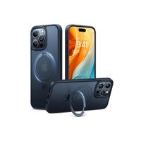 Torras UPRO Ostand Matte Case, iPhone 15 Pro Max, MagSafe, noir