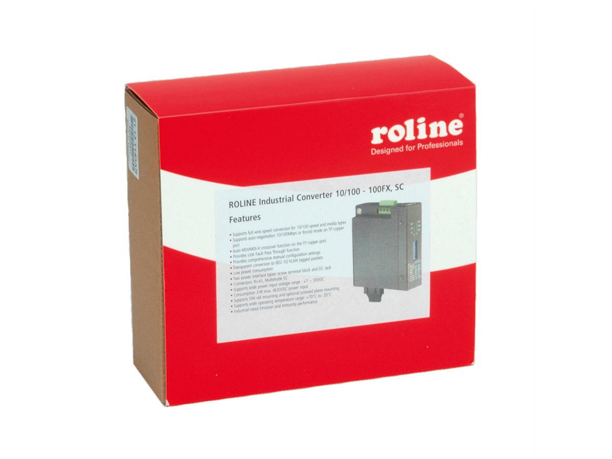 ROLINE Industrie Konverter RJ-45, SC