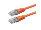 ROLINE Cordon Cat.6 (Classe E), UTP, PoE, orange, 5 m