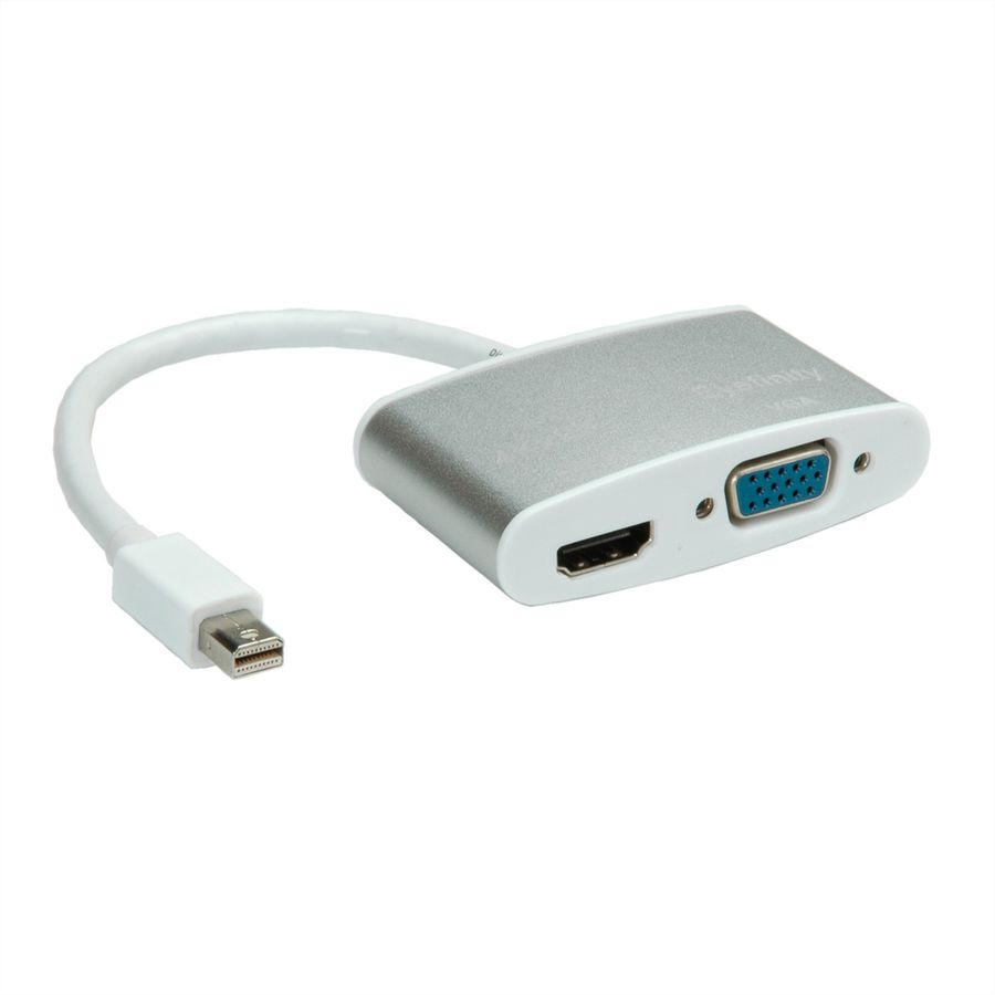 ROLINE Adaptateur Mini DisplayPort - HDMI/VGA 4K