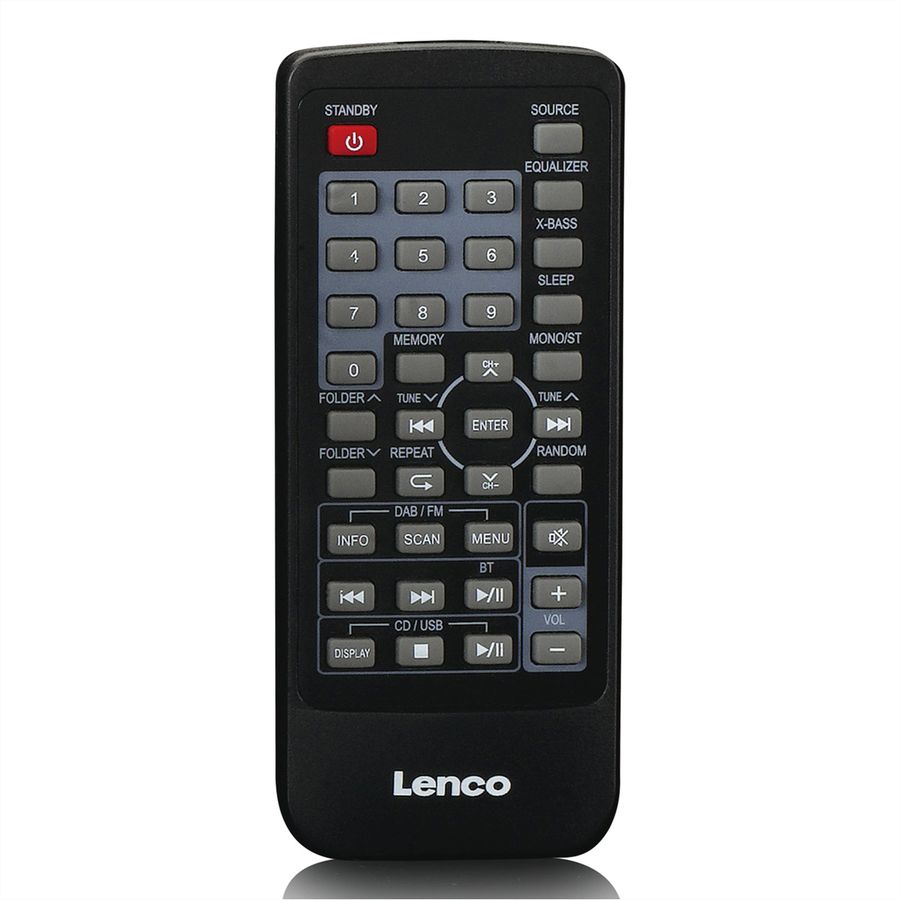 Lenco DAB+ Radio SCD-720, mit CD, USB, BT 5.0, DAB+, Kassette