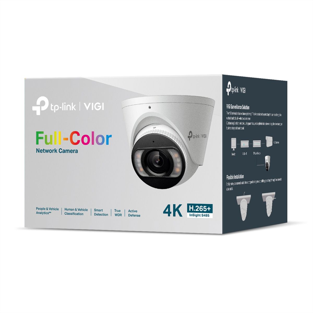 TP-Link VIGI InSight S485(4mm) Turret Kamera 8 MP, 91.5°, IR-LED 30m