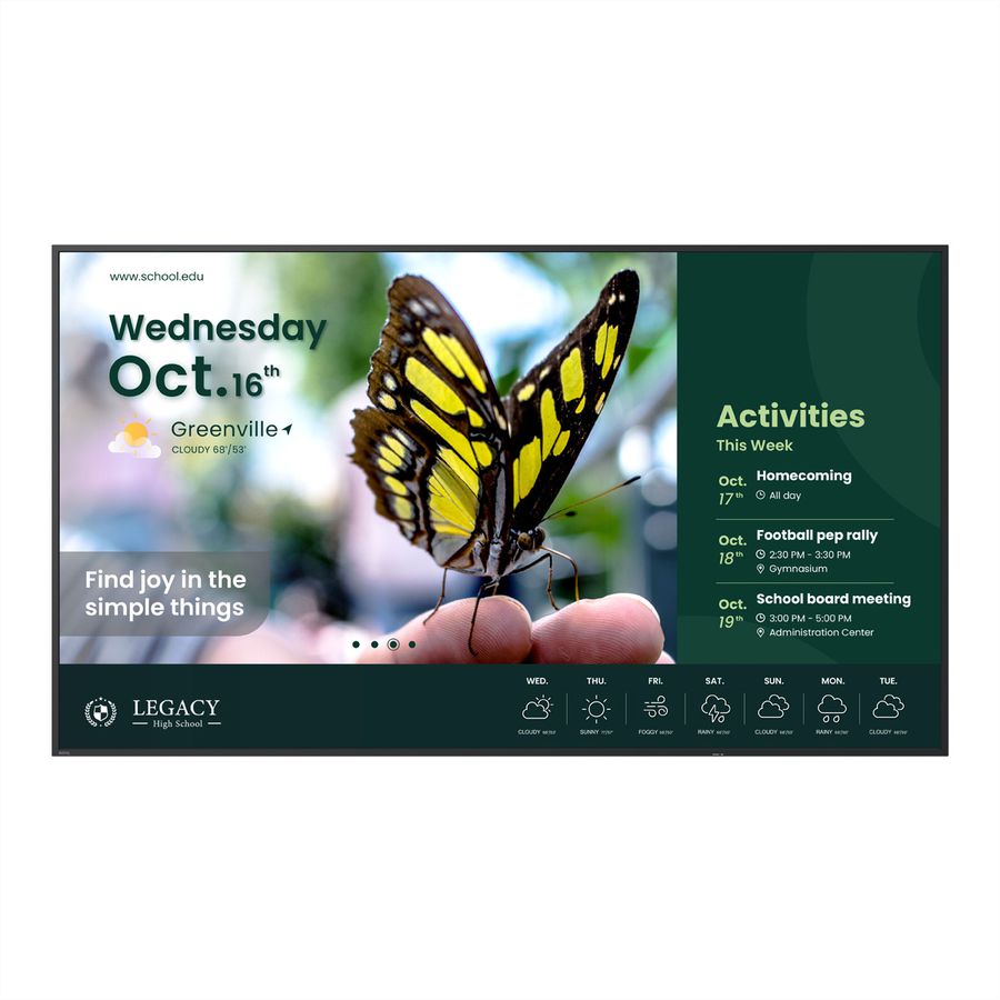 BenQ Signage Display ST6504, 65", 18/7, UHD, 350cd/m²