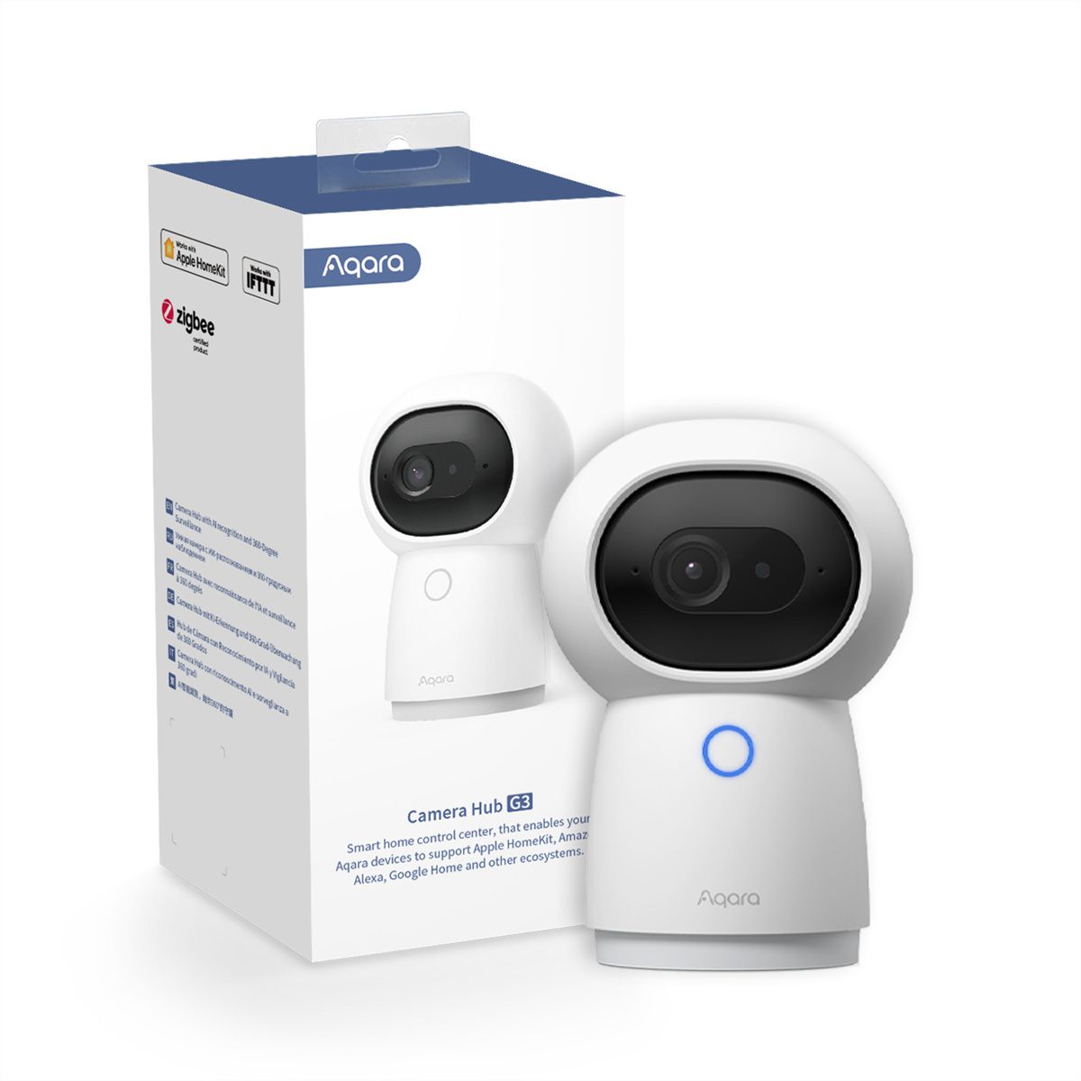 Aqara Hub G3 Cube Kamera 2 MP, 110°, IR-LED 10m