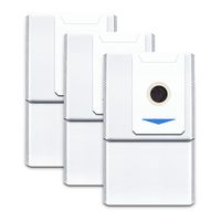 Ecovacs sac à poussière pack de 3, pour T30 omni, T30 Pro omni, antibactérien