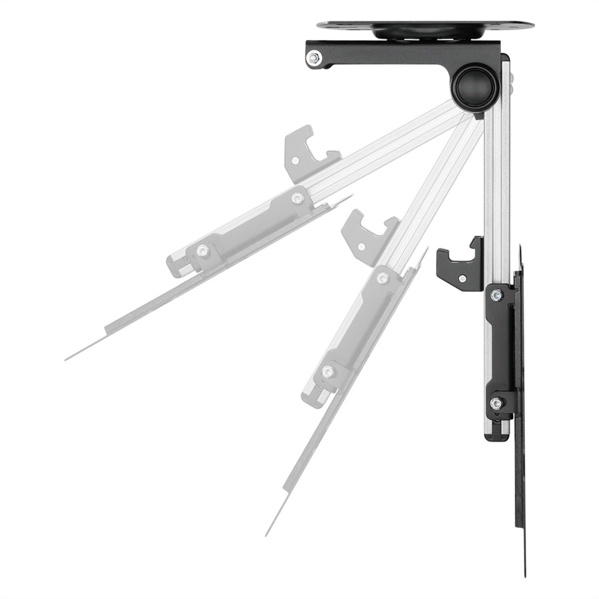 VALUE Bras pour TV, montage au plafond, pliable, 17-37", jusqu'à 20kg