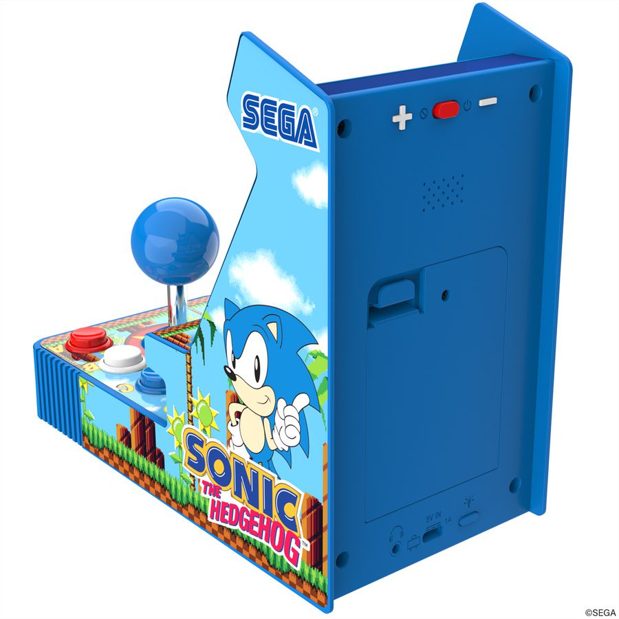 My Arcade Sonic the Hedgehog Joystick Player, Mini-Arcade, 2 Spiele, 3.5" Display