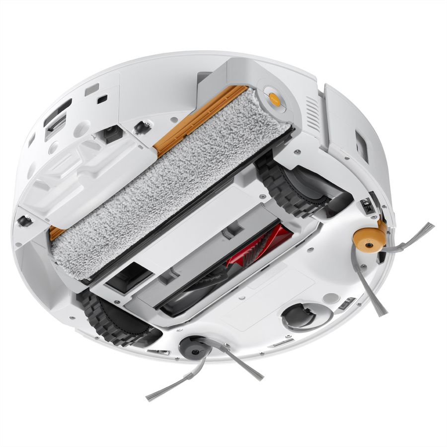 Roborock Aspirateur robot Qrevo Curv 2 FlowX, blanc