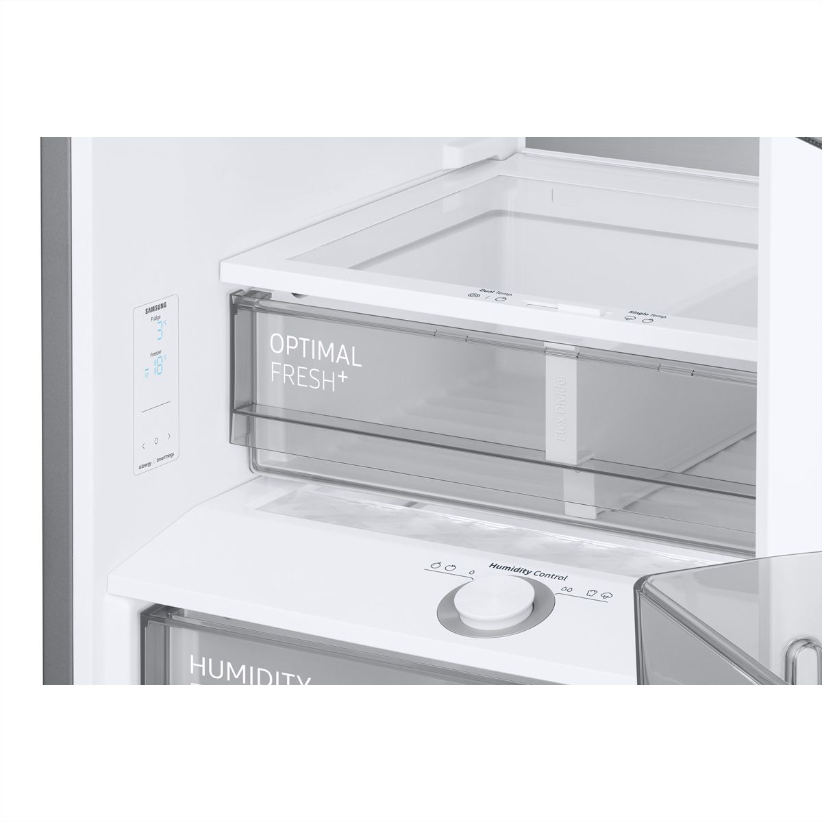 Samsung Kühl-Gefrierkombination RB7300 Bespoke, 387l, A, Satin Beige
