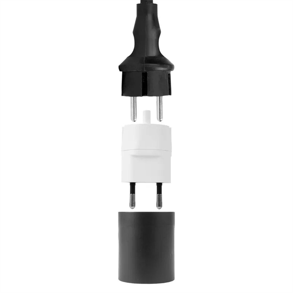 Steffen Adaptateur FIX AL/SU, CEE7/17 T12 2 pôles décentralisé weiss