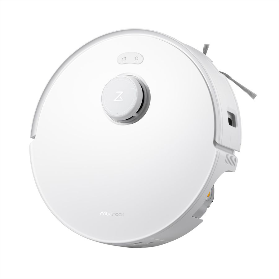 Roborock Aspirateur robot Qrevo Curv 2 FlowX, blanc