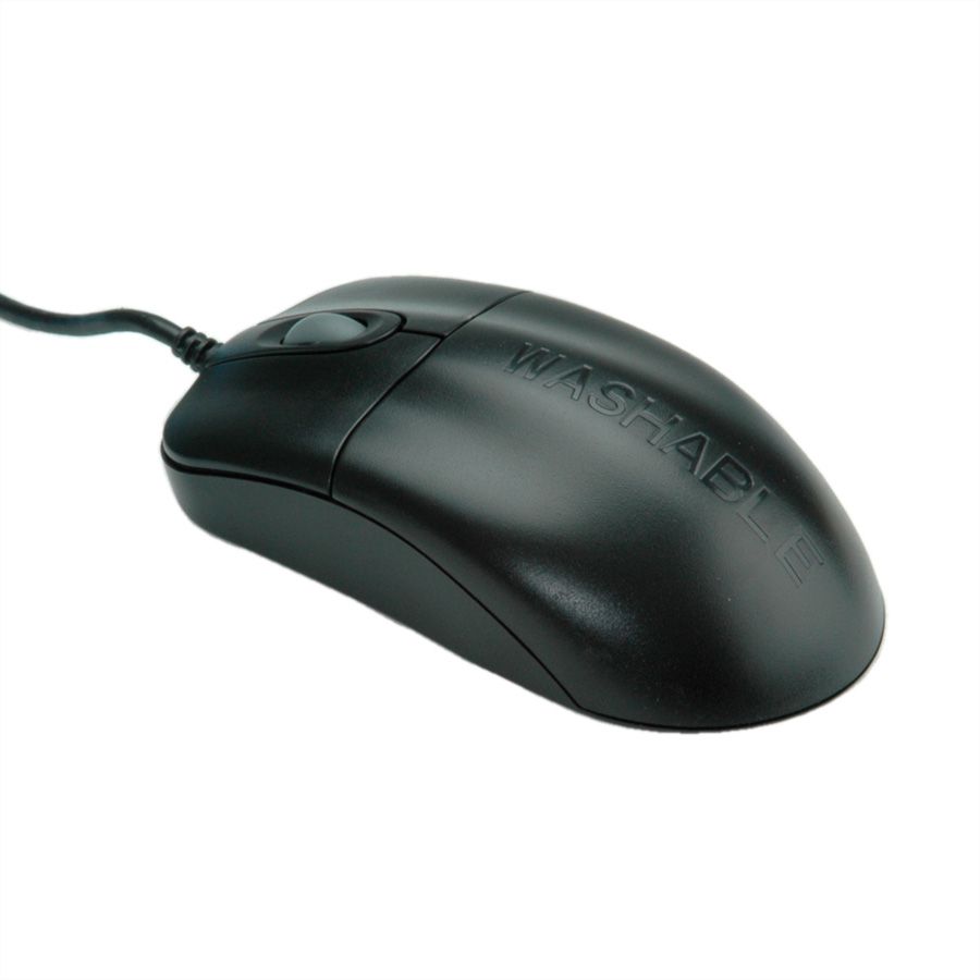 SEAL SHIELD Silver Storm STM042, Souris USB noire étanche et antimicrobienne