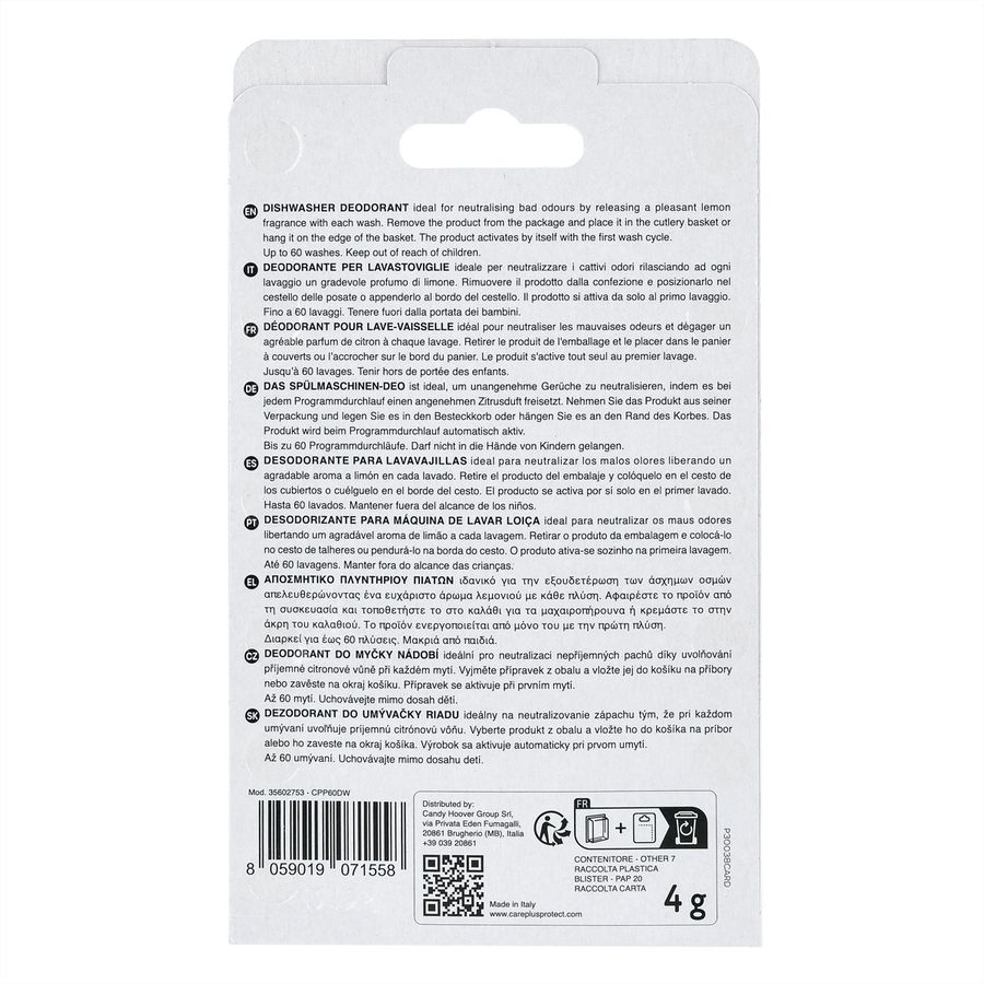 Care+ Protect Fresh Essence, Parfum pour lave-vaisselle
