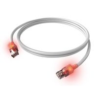 Cordon EasyLan DualBoot® LED Cat.6A (Classe EA) S/FTP, LSOH, blanc, 7 m