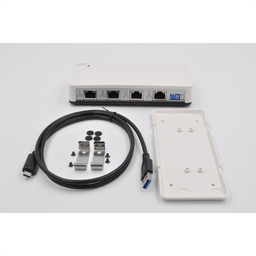 EX-1329 Adaptateur USB 3.0/3.1 Gen1 - 4x Ethernet 1Gigabit