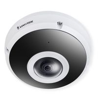 Vivotek FE9380-HV Caméra Fisheye 5 MP, 180°/360°, IR-LED 10m