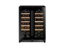 Climadiff Armoire à vin CBU40D1B, encastrable, 2 zones, 40 bouteilles