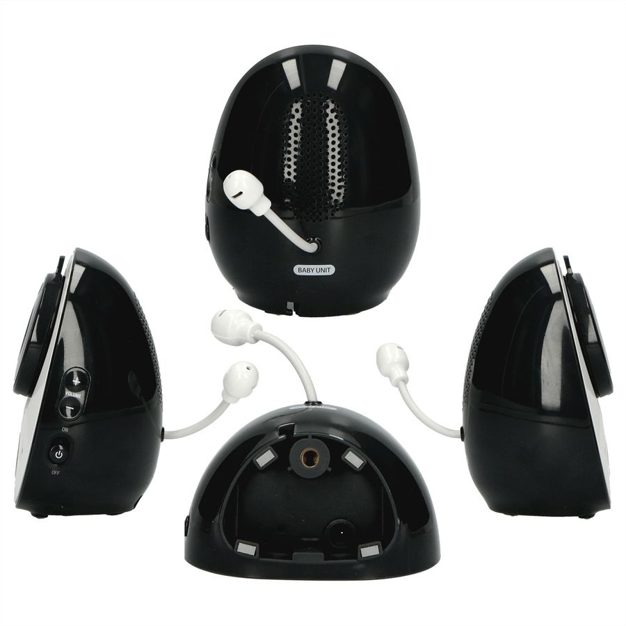 Alecto Babyphone DVM150 avec caméra, écran couleur 5", blanc