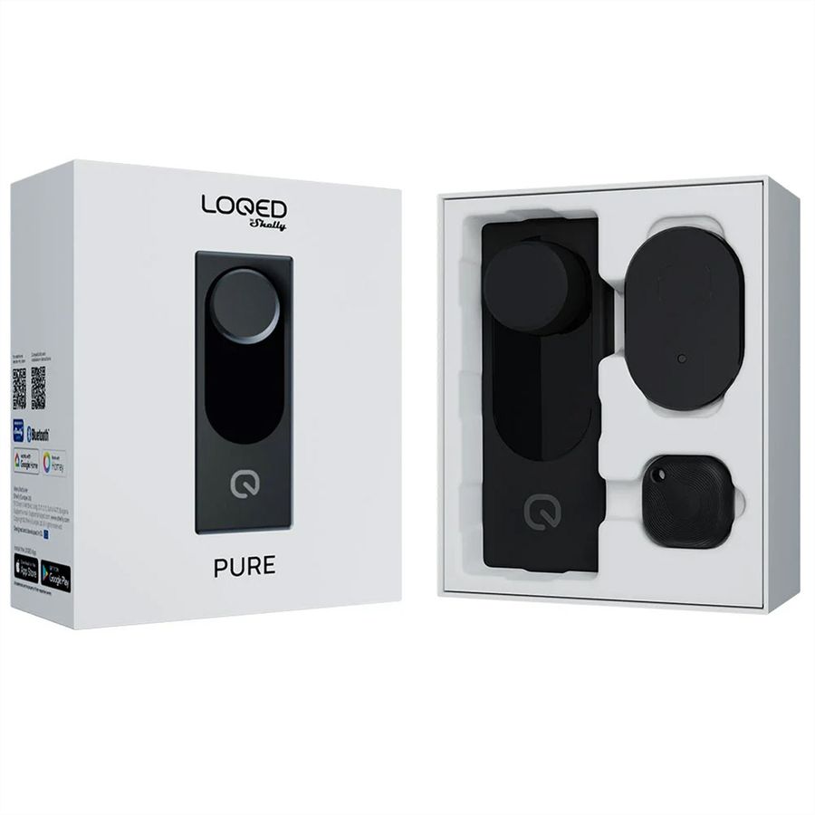 Shelly LOQED  serrure de porte, noir