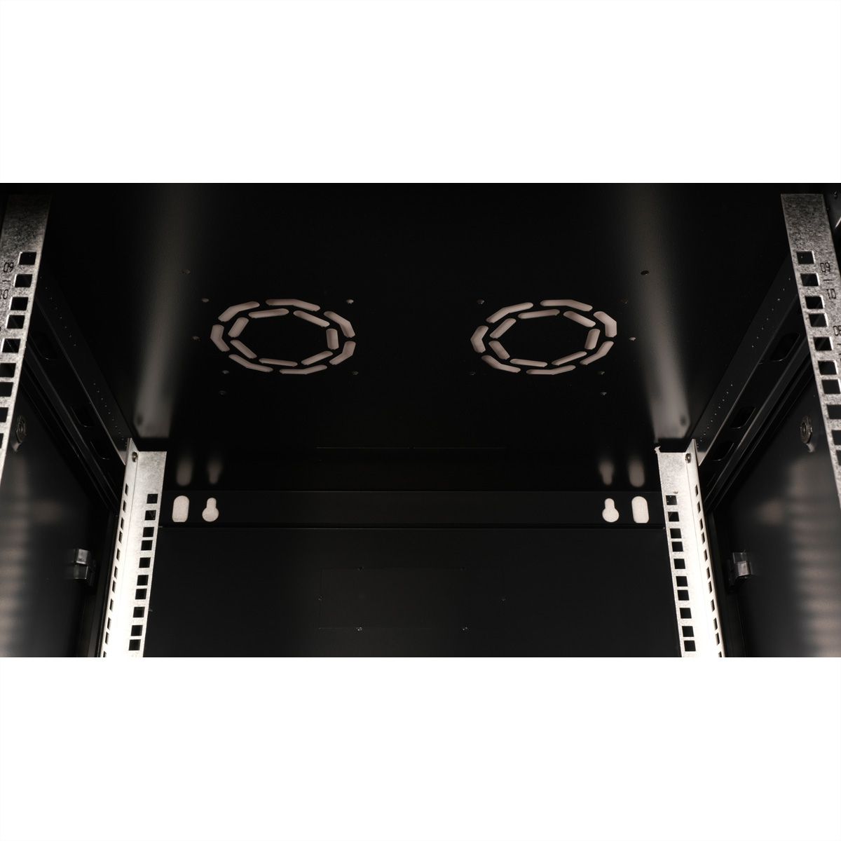 VALUE 19-Zoll Wandgehäuse 9HE, 600x600mm schwarz, Bausatz