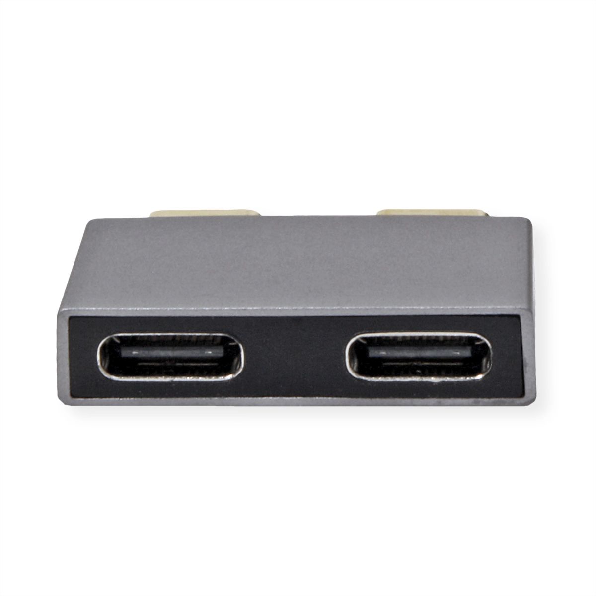 ROLINE Adaptateur USB 3.2 Gen 2, 2x USB Type C - 2x USB Type C,  M/F, argent