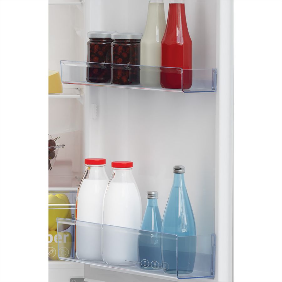 Beko Kühl-Gefrierkombination KG120, 291l, E, silber