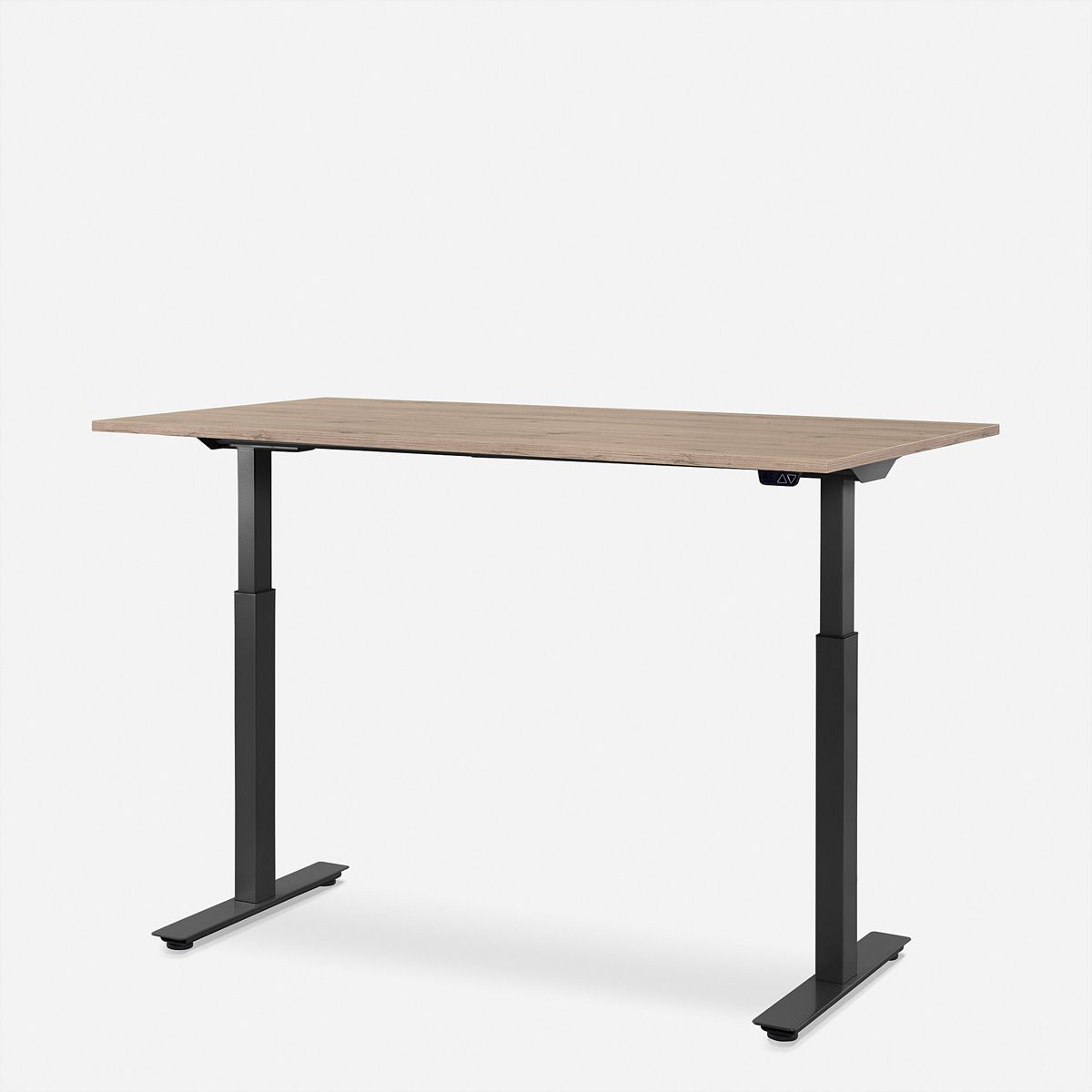 WRK21 Schreibtisch Smart 180 x 80 cm, Höhenverstellbar, Kendal Eiche / Schwarz