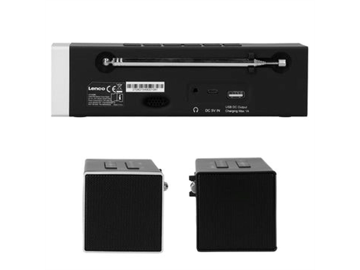 Lenco DAB+/FM CR-630BK, Écran LCD