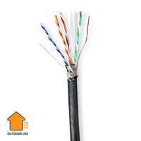 Nedis S/FTP Kabel Outdoor Cat.6, Massivdraht, 100m