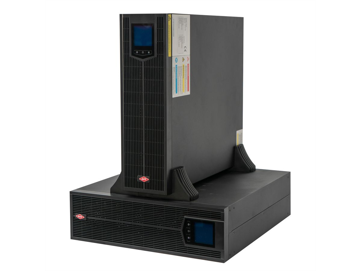 AEC IST9 20kVA - Online Rack/Tower USV – 2 Min. Autonomie bei 100% Last, USV, Power Distribution Box mit mech. Bypass, 2x Battery Cabinet BBJ2 2x 16x 9Ah