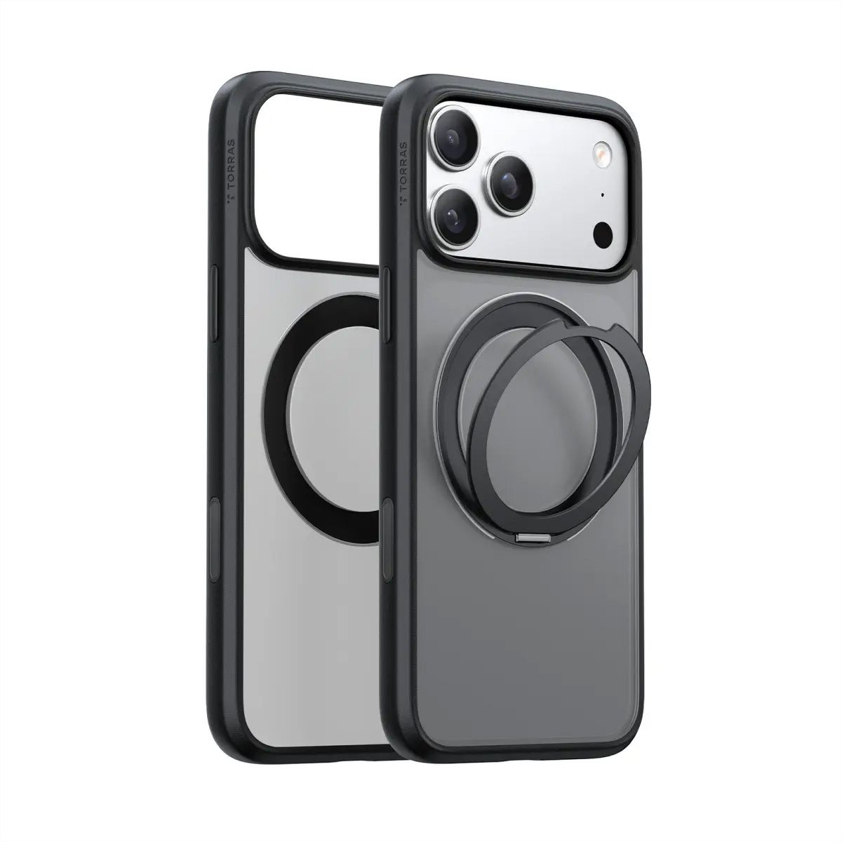 Torras Upro Ostand Case, iPhone 17, MagSafe, noir