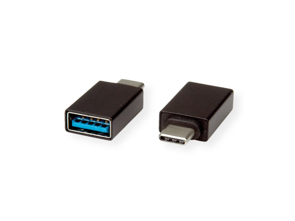 ROLINE USB 3.2 Gen 1 Adapter, USB Typ A - C, BU/ST