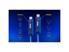 ATEN UE3410F aktives optisches Ultra HD-Kabel mit USB-C, schwarz, 10 m