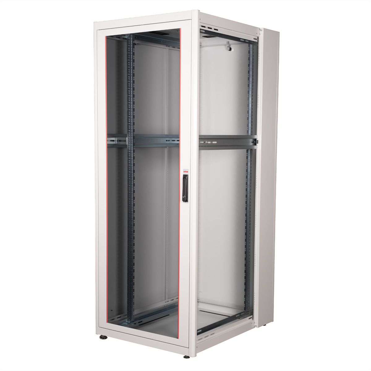 ROLINE 19-Zoll Netzwerkschrank Basic 42 HE, 800x1000 BxT Glastür grau