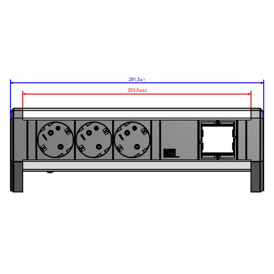 BACHMANN DESK 3x contact de protection 1x ABD GST18