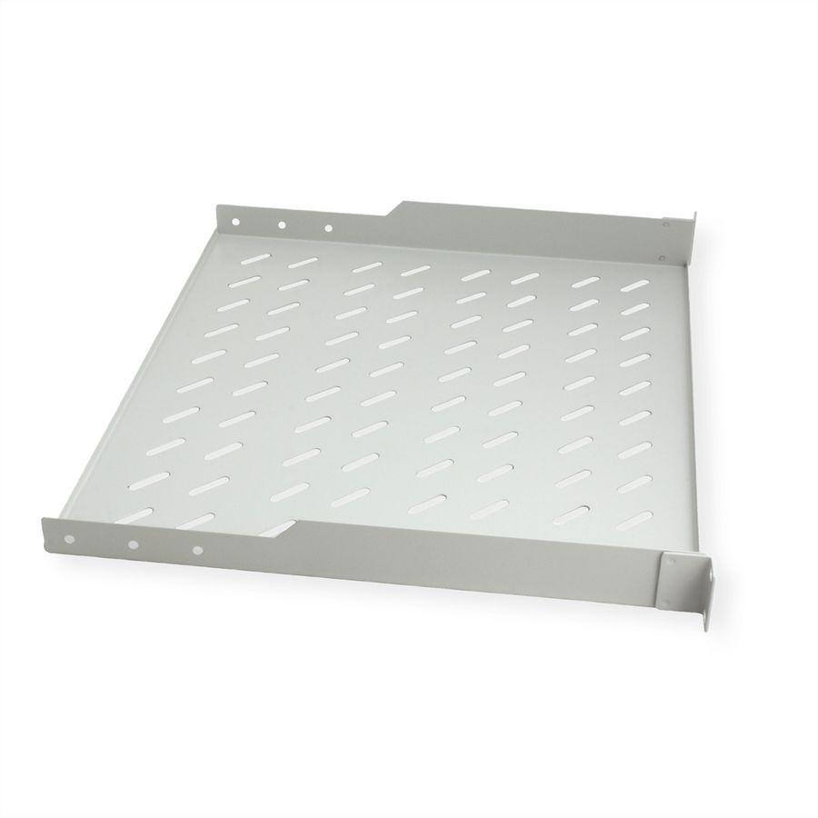 ROLINE 19-Zoll Fachboden 1 HE 400 T, 15kg Tragkraft grau