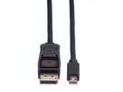 VALUE DisplayPort Kabel, DP ST - Mini DP ST, schwarz, 5 m