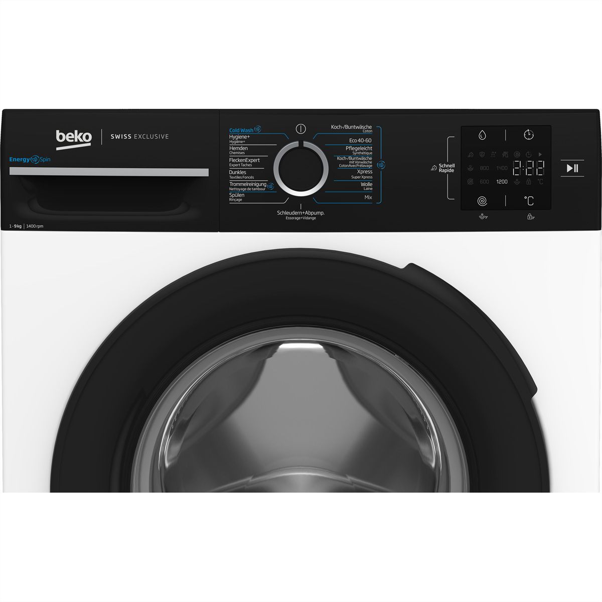 Beko Waschmaschine WM229, 9kg, A, weiss