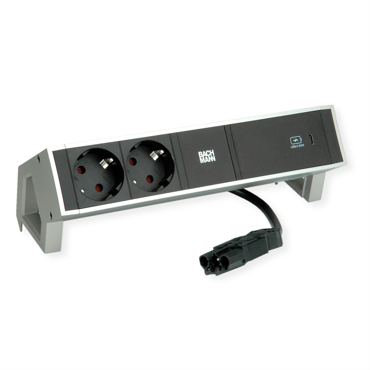 BACHMANN DESK2 2x contact de protection USB C