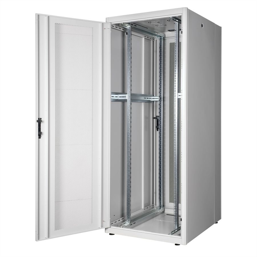 ROLINE 19-Zoll Serverschrank Basic 42 HE, 800x1000 BxT perforiert grau