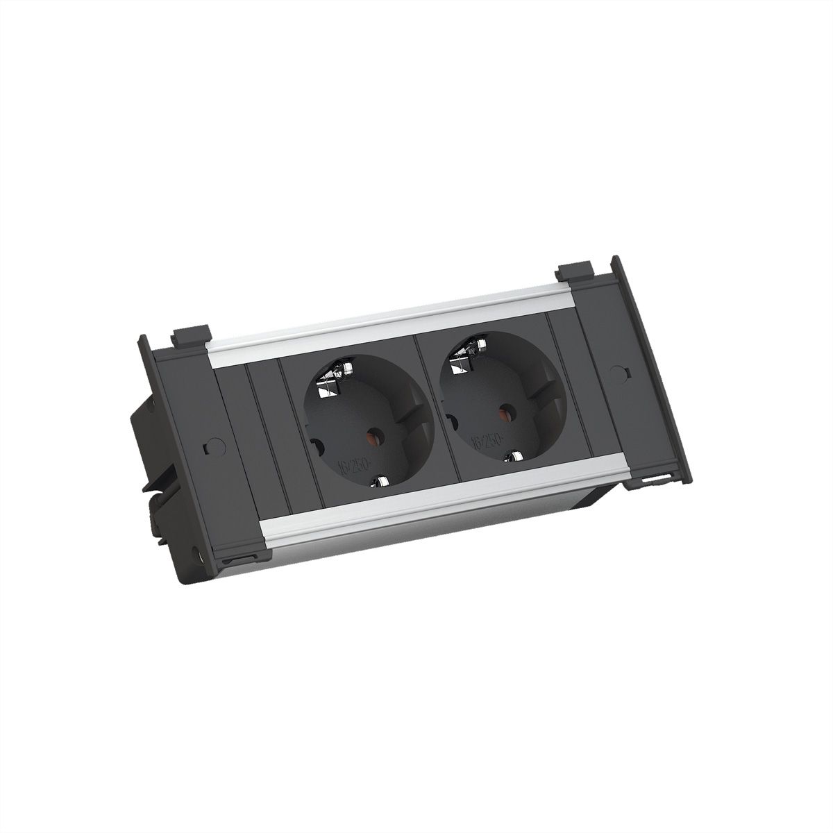 BACHMANN KAPSA X-Small 2x Schutzkontakt, Montagestecker