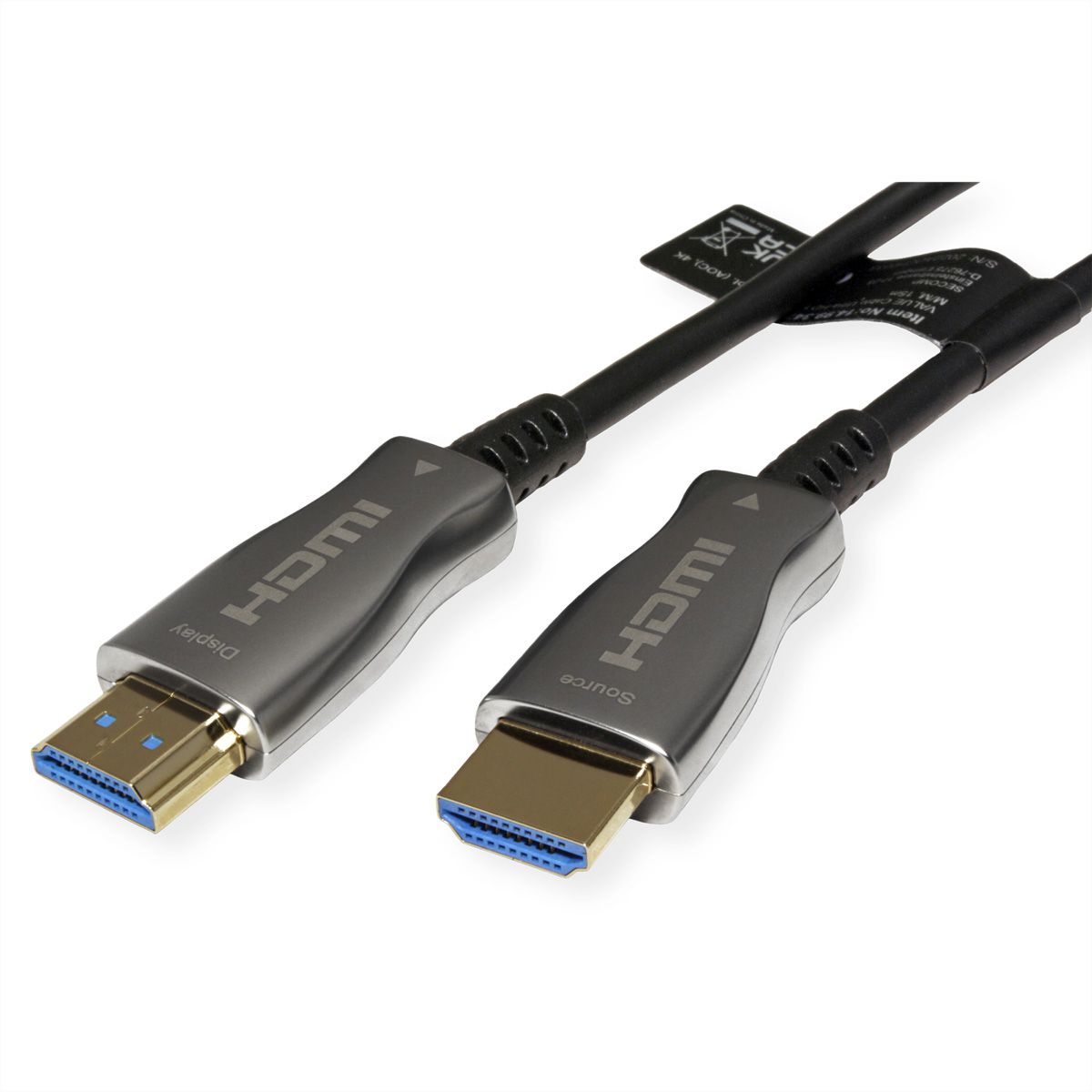 VALUE Câble Ultra HDMI actif optique 4K, 15 m