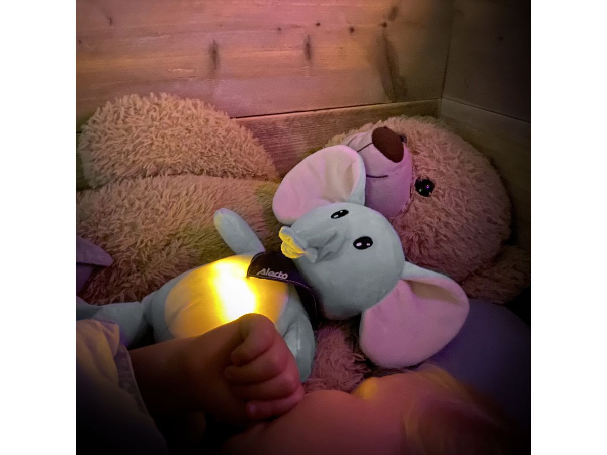 Alecto Doudou avec son BC-350, Bleu