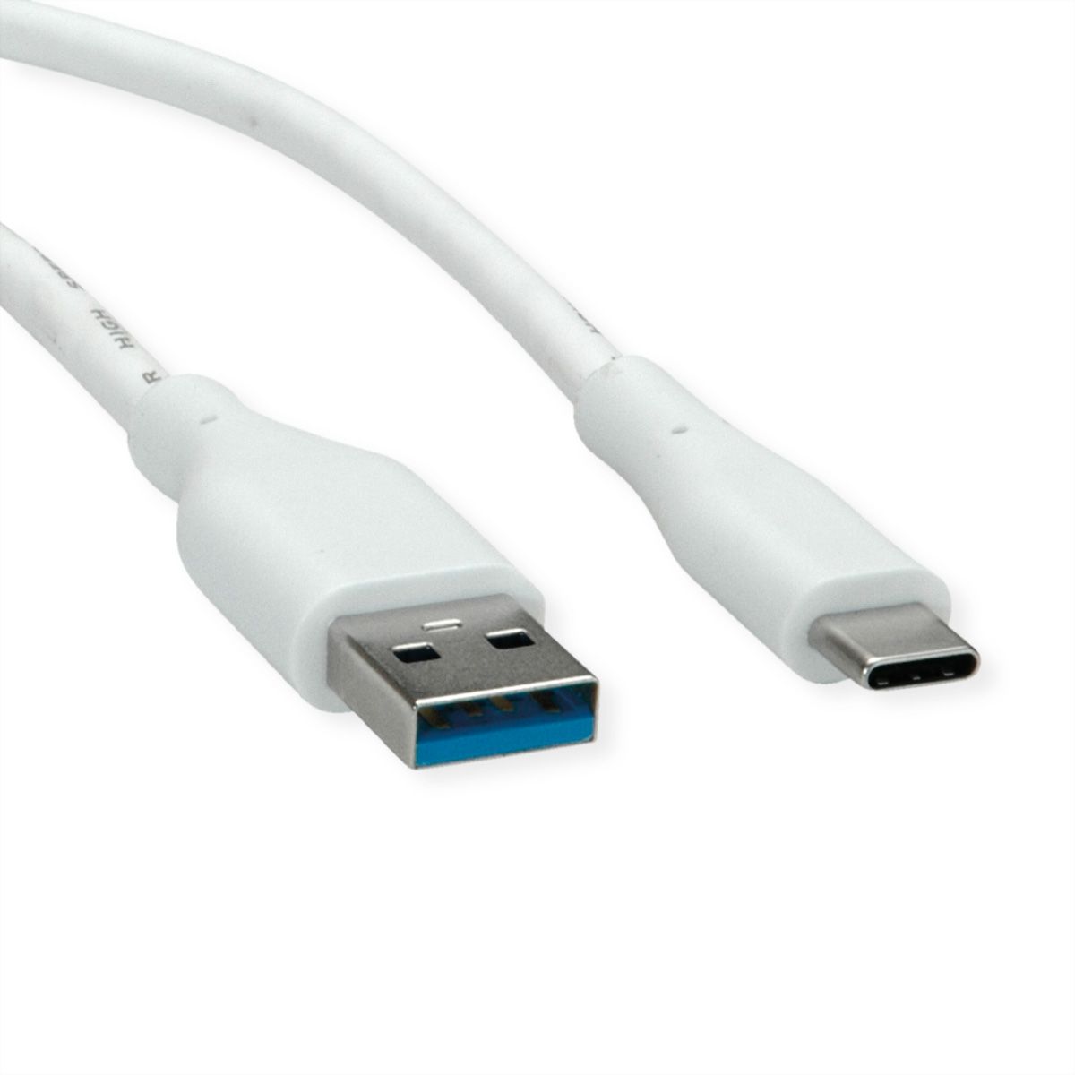 VALUE Câble USB 3.2 Gen 1, A-C, M/M, blanc, 2 m
