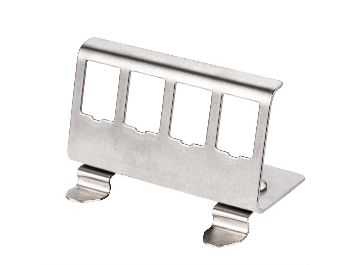 ROLINE Hutschienen-Adapter unbestückt, für 4 Keystones