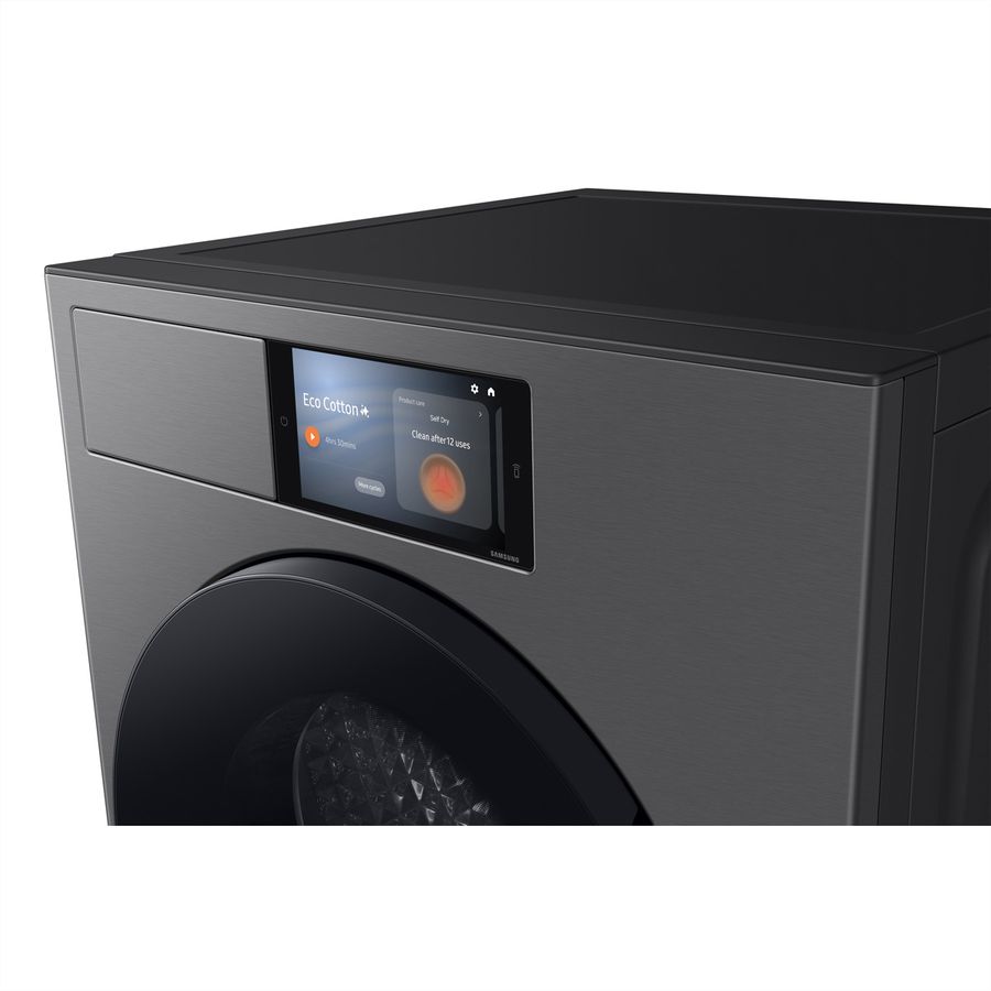 Samsung Wäschetrockner DV9000 7" Display, A, Inox schwarz