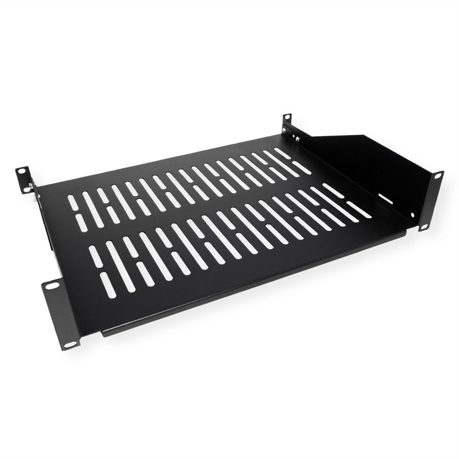 VALUE Etagère 19", 485 x 350mm, max. 25kg, noir