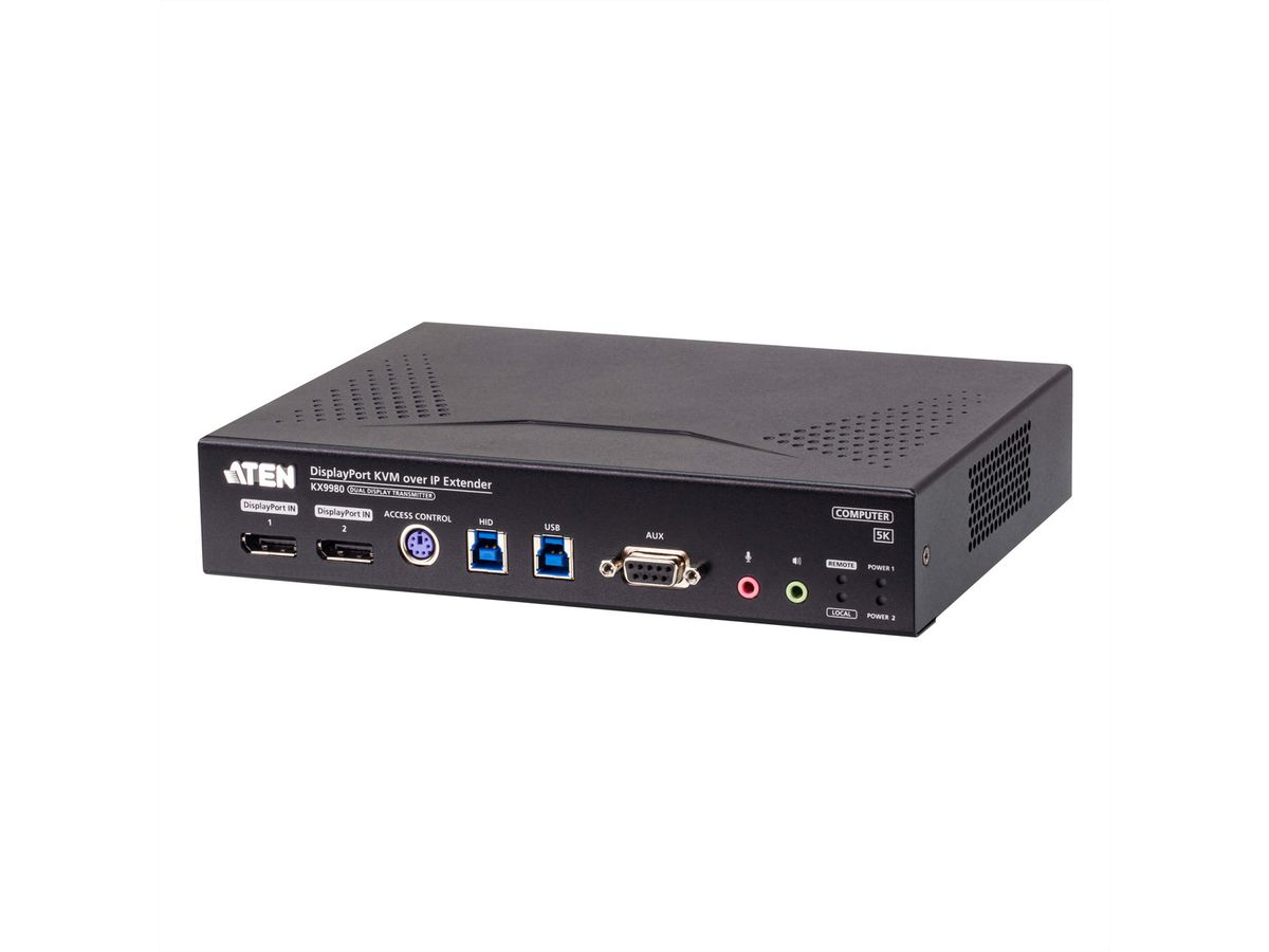ATEN KX9980T 5K DisplayPort Dual Display KVM over IP Sender