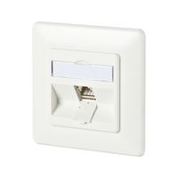 METZ CONNECT C6Amodul 1 port 180°M UP blanc pur